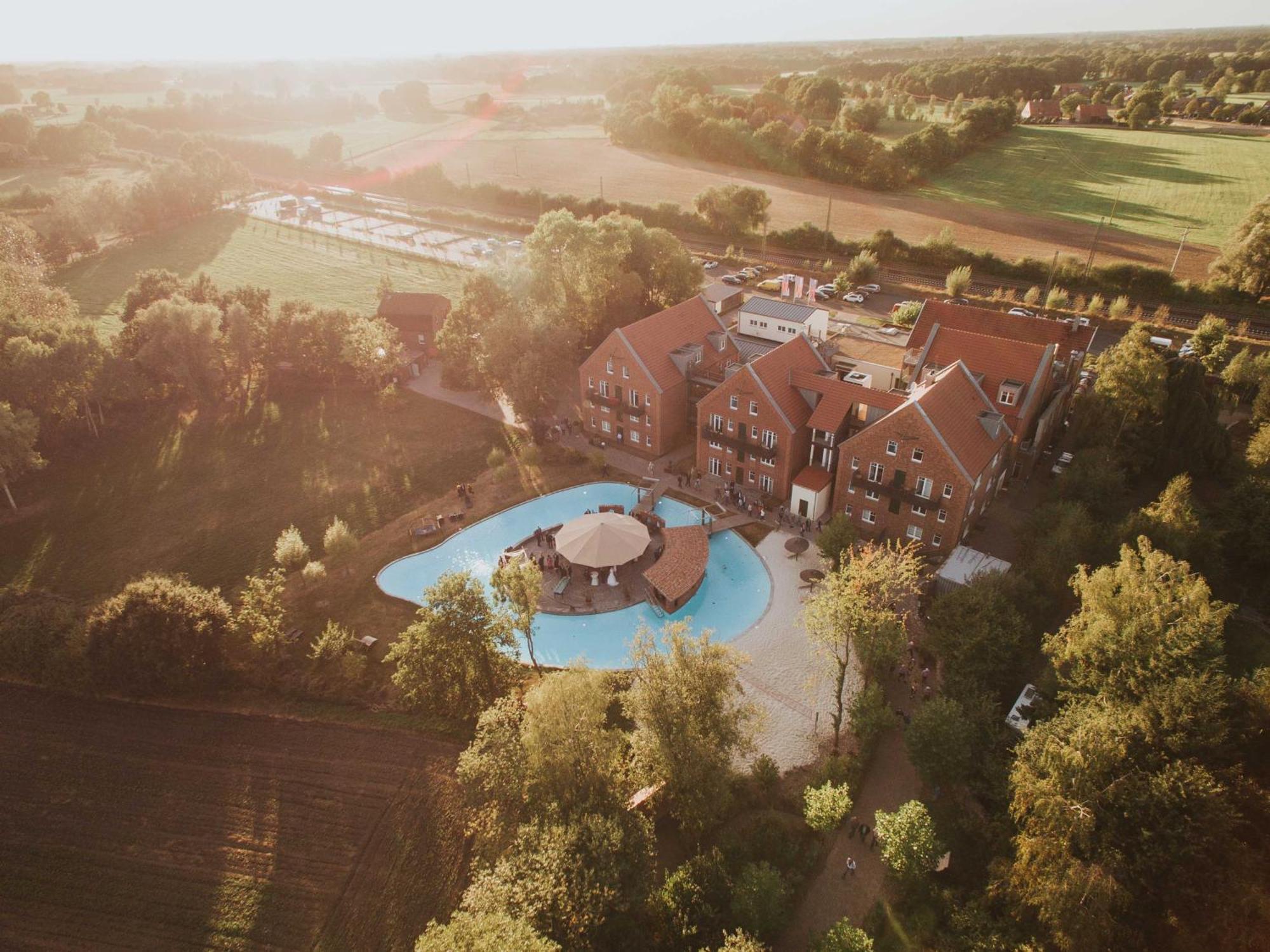 Landhotel Beverland Bei Muenster Ostbevern Exterior foto
